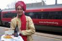 Majinder Singh who has teamed up with Northern Rail for the Valentine’s Day romantic train trips