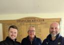 Otley Cricket Club receiving their prestigious Clubmark status