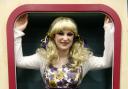 Goldilocks (played by Stephanie Maston) at rehearsals in Burley Library