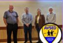 AVSED team with Debbie Fawthrop, second right