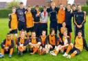 The Otley Town U-16 squad which won the Harrogate League title