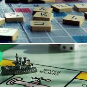 (Top) A Scrabble board and (bottom) a Monopoly board (Canva)