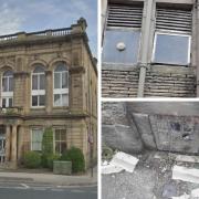 The former Otley Civic Centre which is in an unsafe condition