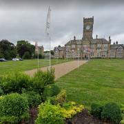 The clock tower (centre) at the heart of the old High Royds site, now known as Chevin Park. Picture by Google Maps 2021