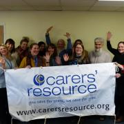 Staff in the Shipley office of Carers' Resource