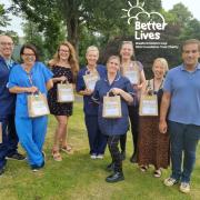 Bradford District Care NHS Foundation Trust’s intensive home treatment team holding the crisis survival grab bags