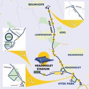 Leeds Half Marathon route map 2023