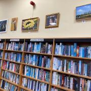 The art exhibition at Menston Library