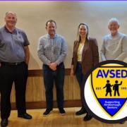 AVSED team with Debbie Fawthrop, second right