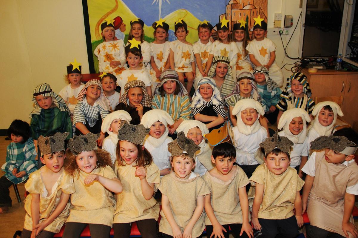 Pupils from Ashlands Primary School in Ilkley perform the Nativity