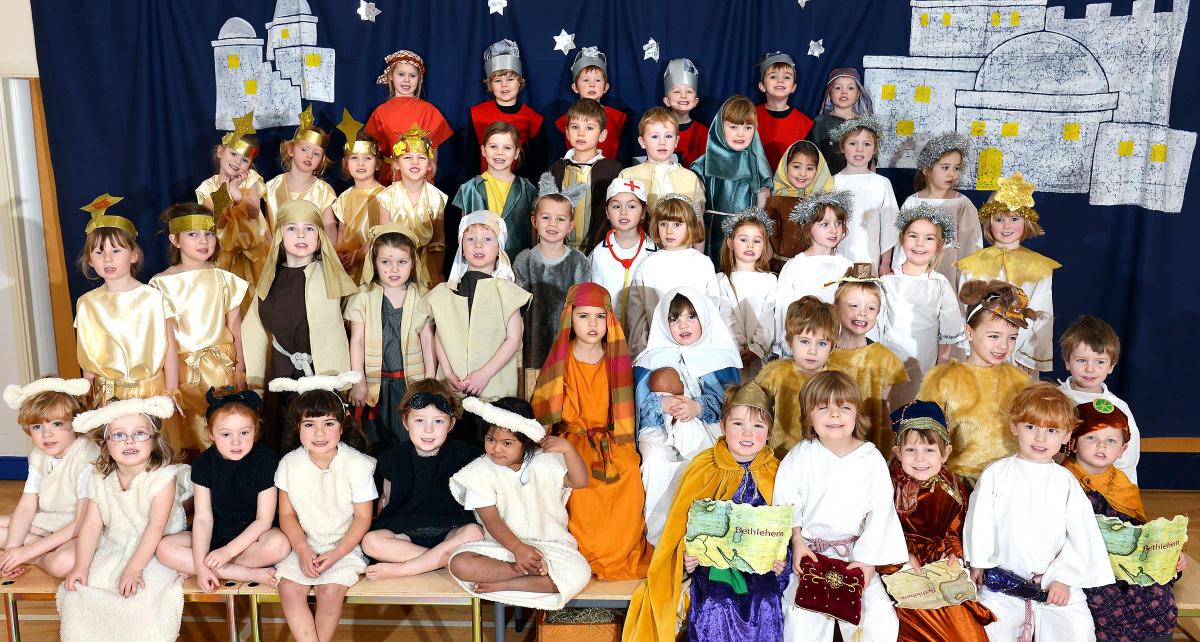 All Saints C of E Primary School in Ilkley perform their Christmas play 'A Midwife Crisis'
