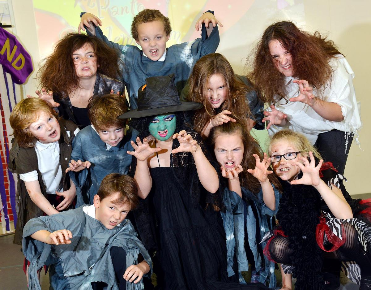 Ashfield Primary School in Otley,  KS2 pupils perform 'Panto Pandemonium'