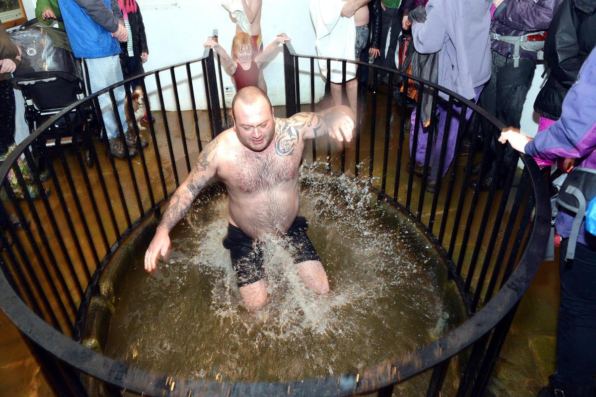 New Year's Dip at White Wells Cottage Spa Ilkley -
Lee Asquith from Silsden