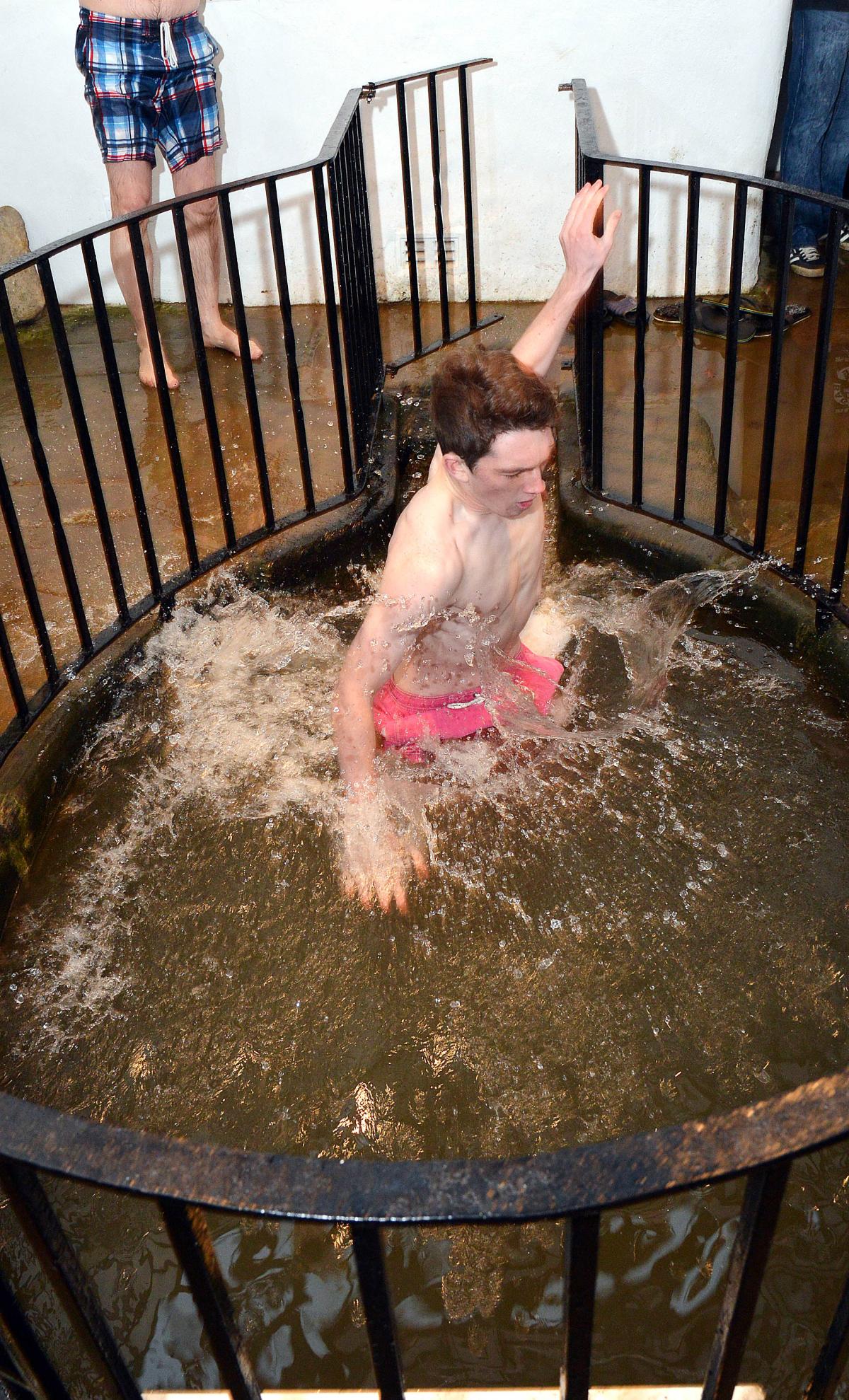 New Year's Dip at White Wells Cottage Spa, Ilkley - Jack Harrison