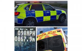 A vehicle was recorded doing 98mph at Blubberhouses on Sunday