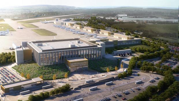 How the new terminal at Leeds Bradford Airport could look.