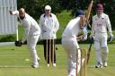 Saltaire's Usman Munir's (bowling) side were beaten in the Aire-Wharfe Division at the weekend. Picture: Richard Leach.