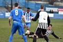 Action from Eccleshill v Penistone Church  Picture: Daniel Kerr