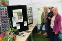 The Wildlife marquee included a comprehensive display by Jan Hindle and Anne Hodgson on wildlife friendly gardening