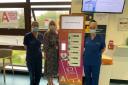 Three members of staff from Airedale NHS Foundation Trust’s Emergency Department with the new ChargeBoxFAST
