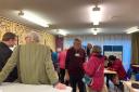 The consultation event at St Mary's Parish Centre about a proposed footbridge across the River Wharfe