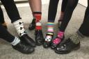 Year 7 at Ilkley Grammar School marked anti-bullying week by wearing odd socks