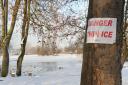 WYFRS are warning of the dangers of thin ice