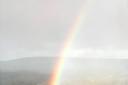 Rainbow over Ilkley Moor by Roger Cook, taken on January 15, 2023