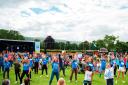 A flashmob at The Ilkley Food & Drink Festival. Photo credit – Stephen Midgely Breakpoint Media