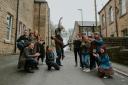 The cast of Sunshine on Leith at Yeadon Town Hall