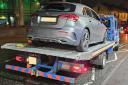 This car was seized on Great Horton Road in Bradford.