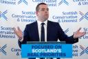 Scottish Conservative leader Douglas Ross speaks during the official launch of his party’s General Election campaign at the Royal George Hotel in Perth (Andrew Milligan/PA).