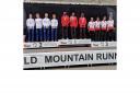 Euan Brennan (fourth from left) helped Great Britain to secure a team silver medal at the World Mountain Running Championships in Andorra Picture: World Mountain Running Association 