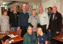 Otley Beer Festival committee with charity representatives. Picture by Andrew Beeson