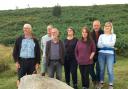The archaeology walk on Ilkley Moor organised by the Friends of Ilkley Moor