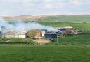 The fire in Silsden in April 2022