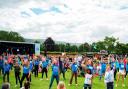 A flashmob at The Ilkley Food & Drink Festival. Photo credit – Stephen Midgely Breakpoint Media