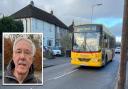 Ben Rhydding resident David Nunns (pictured) who organised a petition to save the P98 and P99 primary school bus services