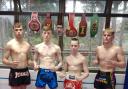 From left-right: Rhys King, Felix Richardson,  Marcus Nutman and Roman Dunsford.