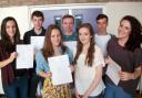 Benton Park A level students collect their results