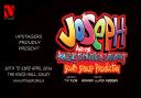 (42296205)A promotional poster for the Upstagers' production of Joseph and His Amazing Technicolor Dreamcoat