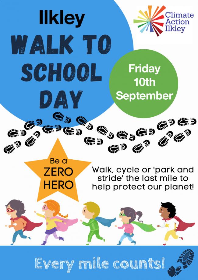Walk to School day is on Friday September 10