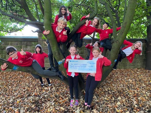 All Saints' PTA have raised £12,000 which will be used by the school to redevelop the wooded area for Forest School activities