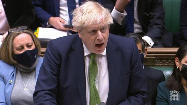 Wharfedale Observer: Boris Johnson in the Commons. Credit: PA