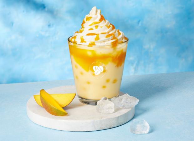 Wharfedale Observer: Tropical Mango Bubble Frappé & Light Dairy Swirl (Costa Coffee)