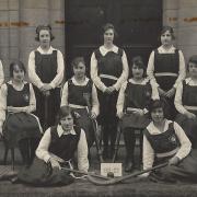 A hockey team at Yeadon and Guiseley Secondary School in 1922