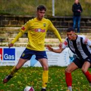 Bailey Thompson's superb form for Tadcaster Albion has earned him a move to Guiseley. Picture: Matthew Appleby