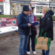 The Global Day of Action in Ilkley on Saturday, November 6