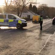 Road closed this morning after crash