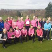 The Otley Golf Club Ladies celebrate winning the winter tournament. Picture: Otley Golf Club (Facebook).
